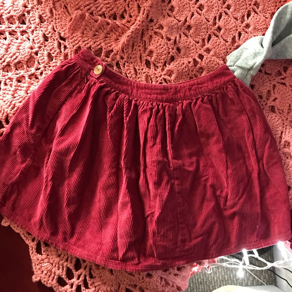 BDG short corduroy hip hugger early 2000’s skirt